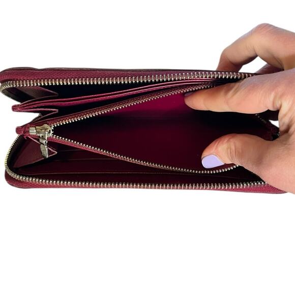 Louis Vuitton Zippy Epi Long Rose Miami Pink Wallet Rare W/box Silver Hardware - Picture 10 of 16